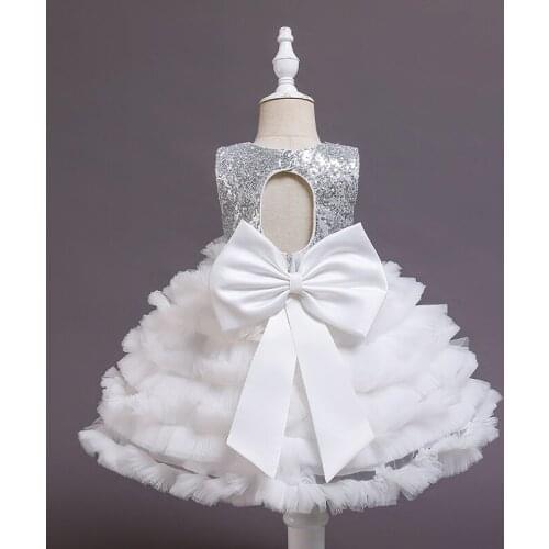Cake Tutu Newborn Christening Princess Toddler Birthday Party Children Baptism Baby Girl Clothes Summer Dresses Vestidos 1 Year