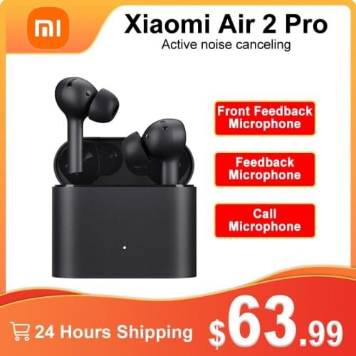 2020 New Original Xiaomi Air 2 Pro TWS Bluetooth Mi True Wireless Earphone Environmental Noise Cancellation Earbud 3 MIC ENC Air