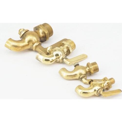 1/8" 1/4" 3/8" 1/2" BSP Male Bronze Brass Faucet Petcock Tap 0-80 Celius Tea-furnace Water Boiler Insulation Barrel