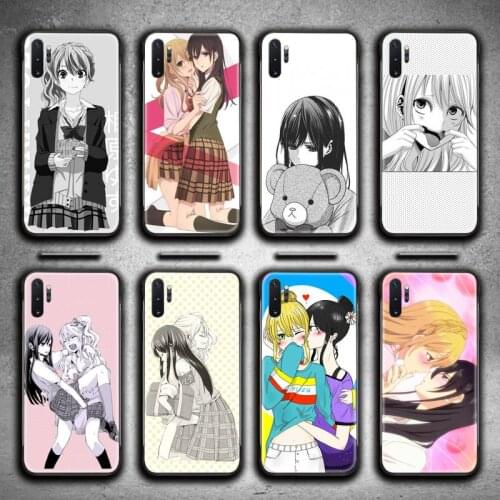 Anime lesbian Citrus Yuzu Aihara Mei Phone Cases For Samsung Galaxy Note20 ultra 7 8 9 10 Plus lite M51 M21 M31S J8 2018 Prime