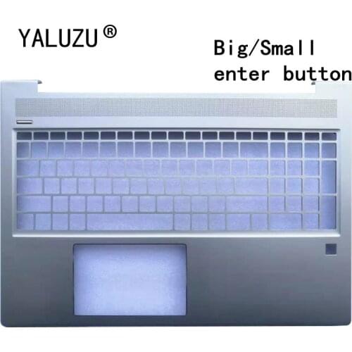 New case shell For HP Probook 15 450 G6 Palmrest COVER Silver Big/Small Enter Button