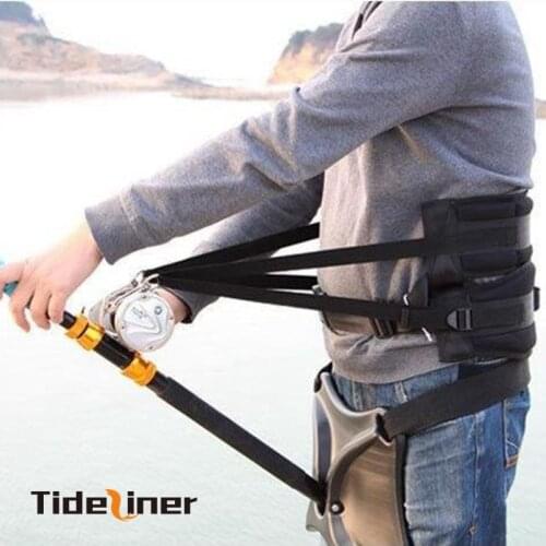 Tideliner boat fishing rod holder jigging boat rod big game fishing tools Waist protection fishing belt gimbal 37*35cm+66*26cm