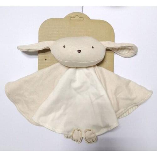 Baby Soother Appease Towel Bib Soft Cotton Animal Sleeping Doll Teether Toy Gift
