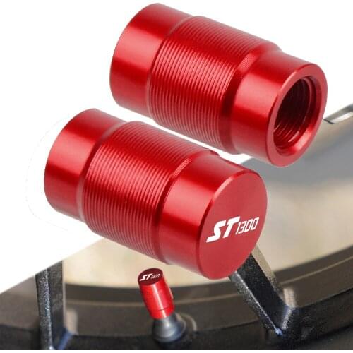 For HONDA ST1300 ST1300A ST 1300 2003 2004 2005 2006 2007 ALL YEARS One Pair MOTORCYCLE LOGO Aluminum Wheel Tire Valve caps