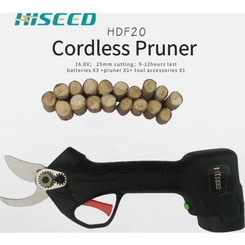 Electric pruner Electric garden shears fast and lightt 25mm living plant cordless shears /battery pruner