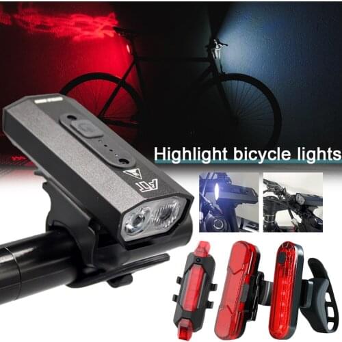 Bike Light Waterproof Bicycle Light USB Rechargeable Outdoor MTB Bicycle Lamp With Power Bank Headlight Bike Accessories