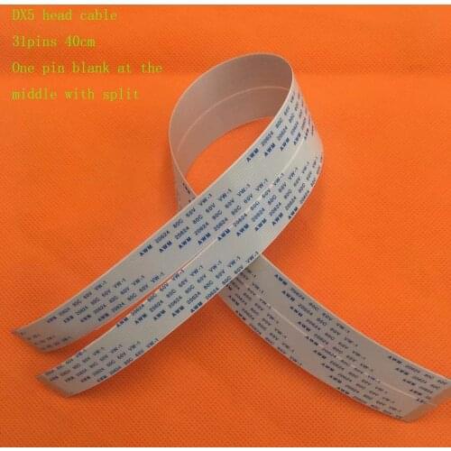 10PCS 31pin dx5 head cable for X-Roland Allwin Human Galaxy A-starjet eco solvent printer FFC flat data cables with split 30pins