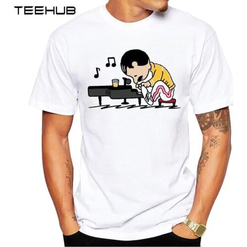 2019 TEEHUB Hot Sales Mens Fashion Queenuts Design T-Shirt Cool Tops Hipster Tee