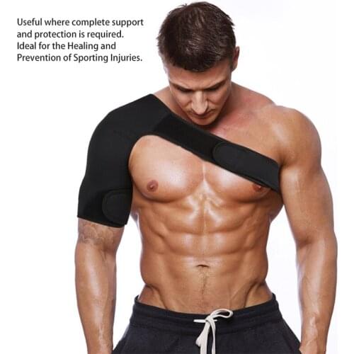 Best Hot Sale Adjustable Left/Right Shoulder Support Bandage Protector Brace Joint Pain Injury Shoulder Strap EK-New