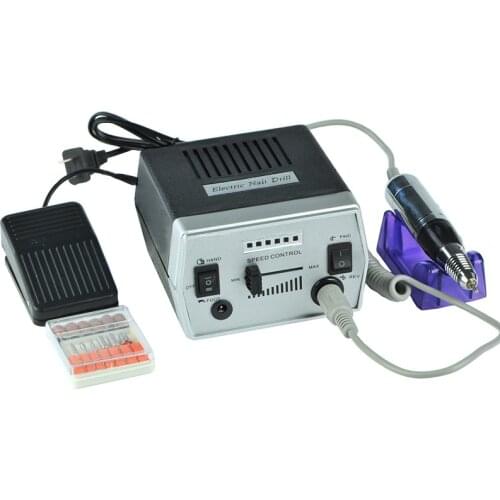 35000RPM Electric Nail Drill Machine Manicure Drill Professional Nail Drill Polishing Equipment with Pedal Salon Nail Polisher