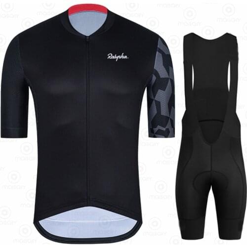 Ralvpha 2021 Mens Team New Cycling Jersey Sets Cycling Clothing Ropa Ciclismo Hombre Summer Racing Cycling Clothes Bike Uniforme