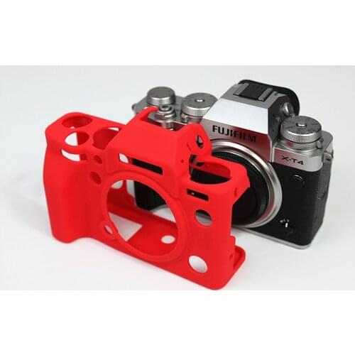 Soft Silicone Rubber Camera Protective Body Cover for FUJI X-T4 Fujifilm XT4 Camera Bag