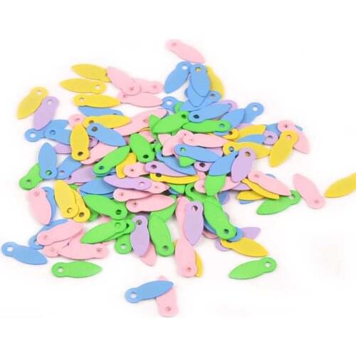 100pcs Mix Pastel Brads For Scrapbooking Embellishment Rotating Locks Button Brad Diy Photo Album Frame Decor Material C2322