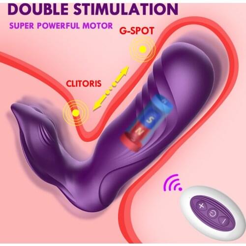 Wearable Panties Vibrator for Women G Spot Dildo Vibrator Clitoris Stimulator Wireless Remote Control Adult Sex Toys for Women