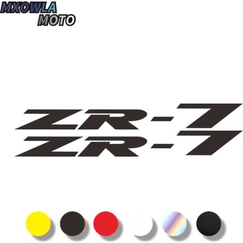 New Motorcycle Bicycle Tank Sticker Wheel Helmet Waterproof Car Sticker Reflective Decal Logo For ZR-7 zr7 Zr 7