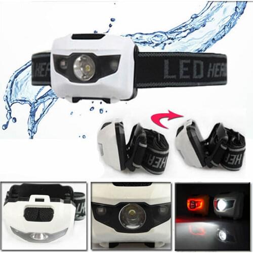 Newest 900Lumens 4Mode Waterproof R3+2 LED Headlight Head Lamp Torch Light Headlamp