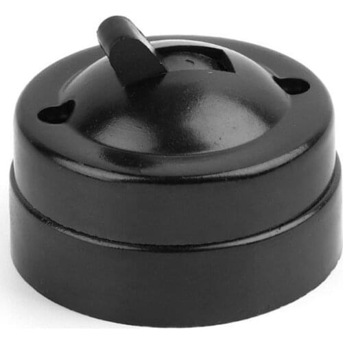 Wiring Surface Mount Switch Heavy Duty 6A 250V Toggle Switch, Plastic Case Single Pole Surface Switch for Home Light