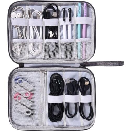 Portable Digital Bag USB Gadgets Cables Wires Charger Power Battery Organizers Travel Accessories Organizer Travel Storage Bags