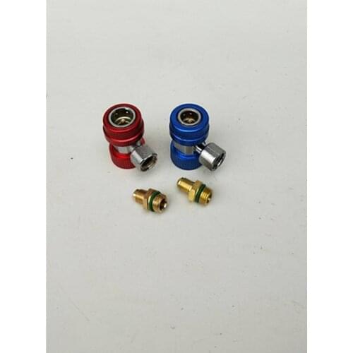 Adjustable High and Low Pressure of Air Conditioner Quick connector Vehicle Air Conditioning Snow Seed Fluorination Tool 2pcs