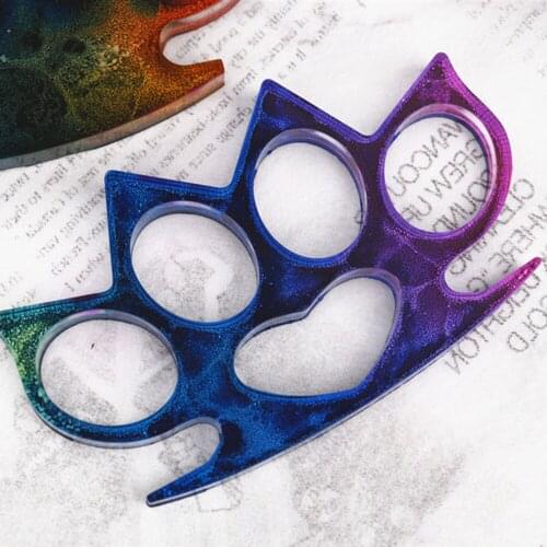 Tiger Ring Silicone Mold Contact-Free Press The Elevator Button Diy Cool Material Tiger Ring Manual Mold Silicone Door Opener