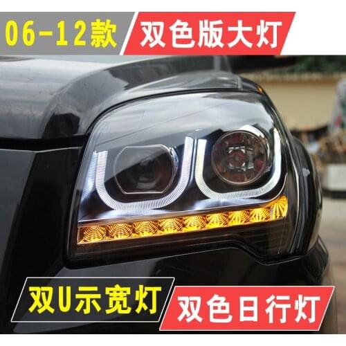 Tuning cars Headlight for KIA Sportage 2007-2013 Headlight LED DRL Hid Bi Xenon beam Signal light angel eyes