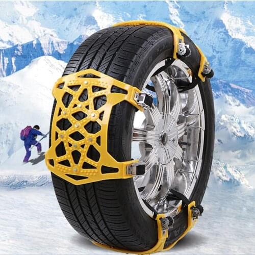 Universal Car Tire Anti-skid Chains Vehicles Thickened Widened Non-slip Wheel Snow Chain Winter Truck Car Anti-skid Belt