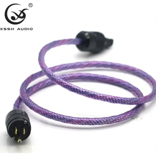 XSSH audio Hi-End Nordost FREY2 5 core 16AWG 20A US IEC NEMA AC Power Cord Cable Wire for HiFi DVD AMP Amplifier CD Player