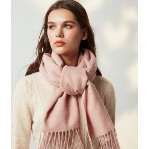 Women Spring Autumn Warm Wool Blend Scarves Ladies Tassel Winter Scarf Wraps Female Casual Warm Shawl 2019