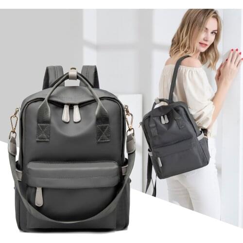 Women Oxford Backpack Anti Theft Waterproof Bagpacks Solid Color Student Schoolbag For Girls Shoulder Casual Fashion Backpack