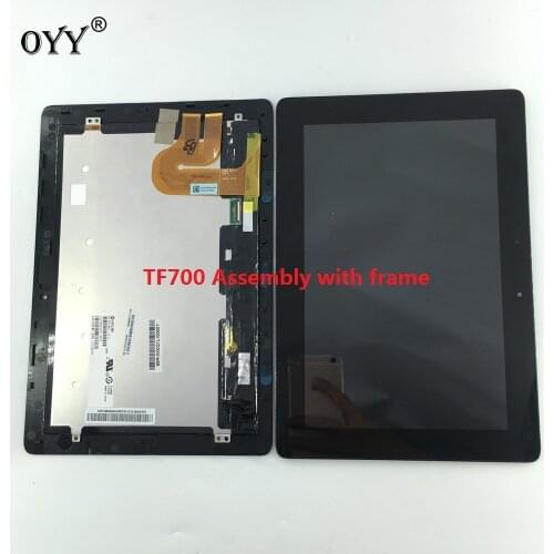 LCD Display Touch Screen Digitizer Glass Assembly with frame For Asus Transformer Pad TF700 TF700T TCP10D47 V0.2 5184N FPC-1
