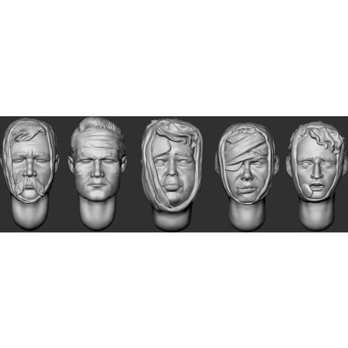 1/35 Resin Figure Model Kit Unassambled Unpainted HEAD 118