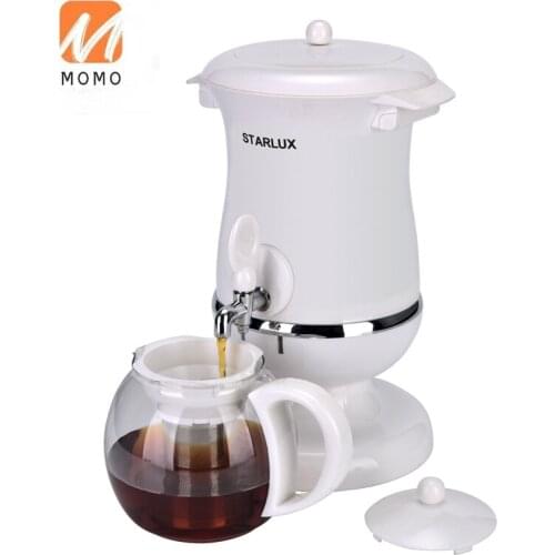 110-127V 1000W 2.5L White Color Turkish Samovar Electric Kettle Heat Preservation Rotating Tea Maker