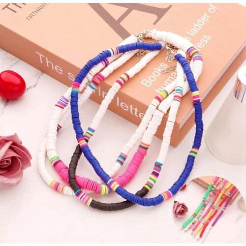 15 Colors Handmade Polymer Clay Spacer Beads Disc for Earring Bracelet Necklace Jewelry DIY Craft Making 6mm