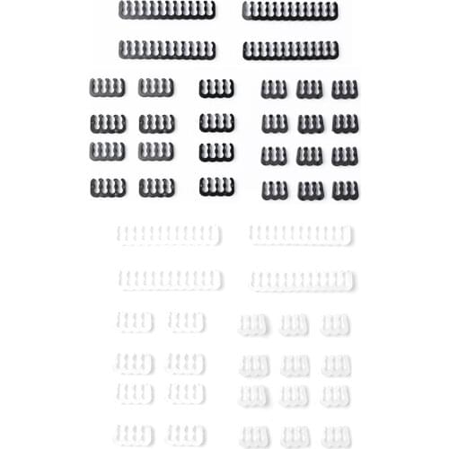 24pcs Cable Comb Organizer for 3.0-3.6mm PC Power Cables Wiring 6/8/24 Pin Computer Sleeved Manager Clamp Clips Connector