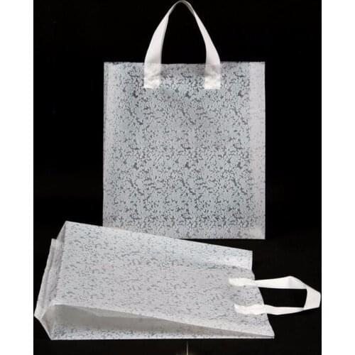 43x51cm Large Plastic Lace Packing Bag With Handle Large Gift Bag Plastic Jewelry Pouches Bag Plastic Underwear bag