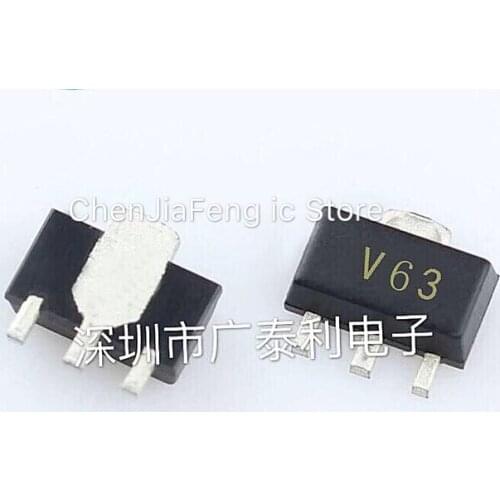 5PCS/LOT New original GVA-63+ GVA-63 V63 SOT-89