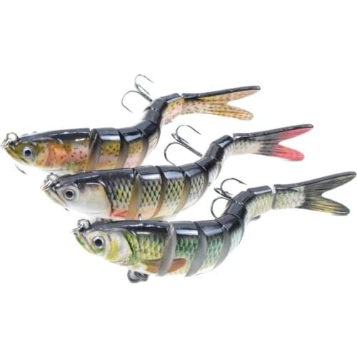 5PCS 14cm/26g Colorful Jointed Crankbait Swimbait Wobbler Predator 8 Segment Hard Artificial Baits For Fishing Lure Tackle