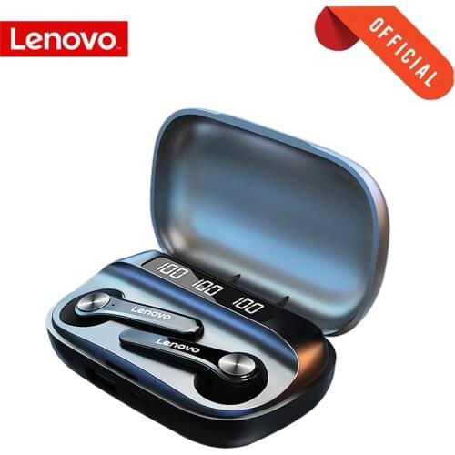 Lenovo Bluetooth 5.1 Headphone Wireless Earphone QT81 waterproof Headset Touch Button for xiaomi huawei apple mobile phone