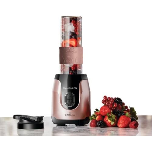 Karaca Blender Go Blendfit Personal Personal Smoothie Blender Anthracite Crimping Machine Food Processor Shake