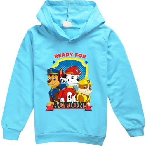 PAW PATROL Childrens clothing Sweatshirts for boys cotton baby hoodie kids toddler girl winter clothes christmas outfits
