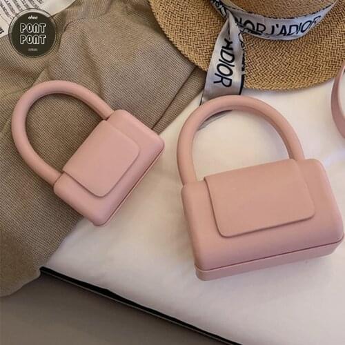 Designer PU Synthetic Leather Handbag Female Box Cute Fashion Bag For Women Chic Luxury Shoulder Strap Handbag sac a main femme