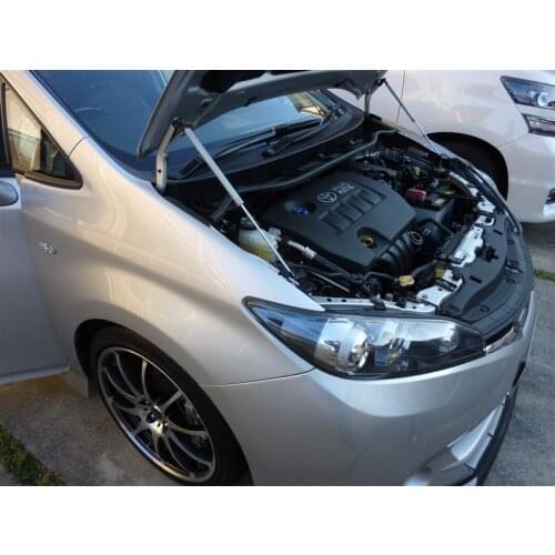 For Toyota Wish AE20 2009-2017 Front Bonnet Hood Modify Gas Struts Carbon Fiber Spring Damper Lift Support Absorber