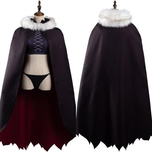 Miss Kobayashi‘s Dragon Maid Ilulu Cosplay Costume Outfits Cape Cloak Halloween Carnival Suit