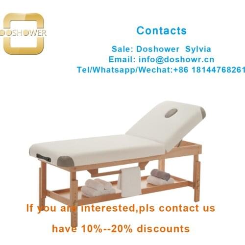 Doshower facial bed massage table with inflatable massage bed for vibrating massage bed pad