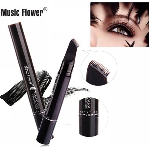 2019 New Music Flower Mascara Glamour Long Thick Waterproof Mascara Makeup Goods Cosmetic Gift for Women Hot Selling