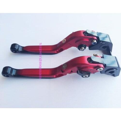 New motorcycle motorbike CNC Foldable Extendable brake&Clutch Levers Red For Ducati 1098 1098S 1098R 2007-2008
