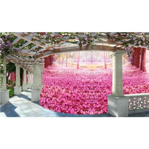 Custom 3D wallpaper Luxury Cherry garden wallpaper living room photo 3d stereoscopic 3d wallpaper