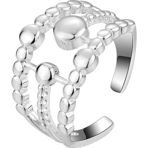 Wholesale jewelry silver plated Fashion jewelry rings High quality nice WR-1218