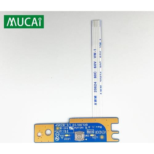 Original For Dell 5520 5525 7520 3560 laptop Power Button Board with Cable switch Repairing Accessories QCL00/10 LS-8245P