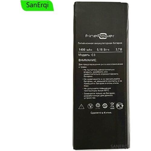 Original for FinePower C3 Battery 1400mAh Mobile Phone High Quality